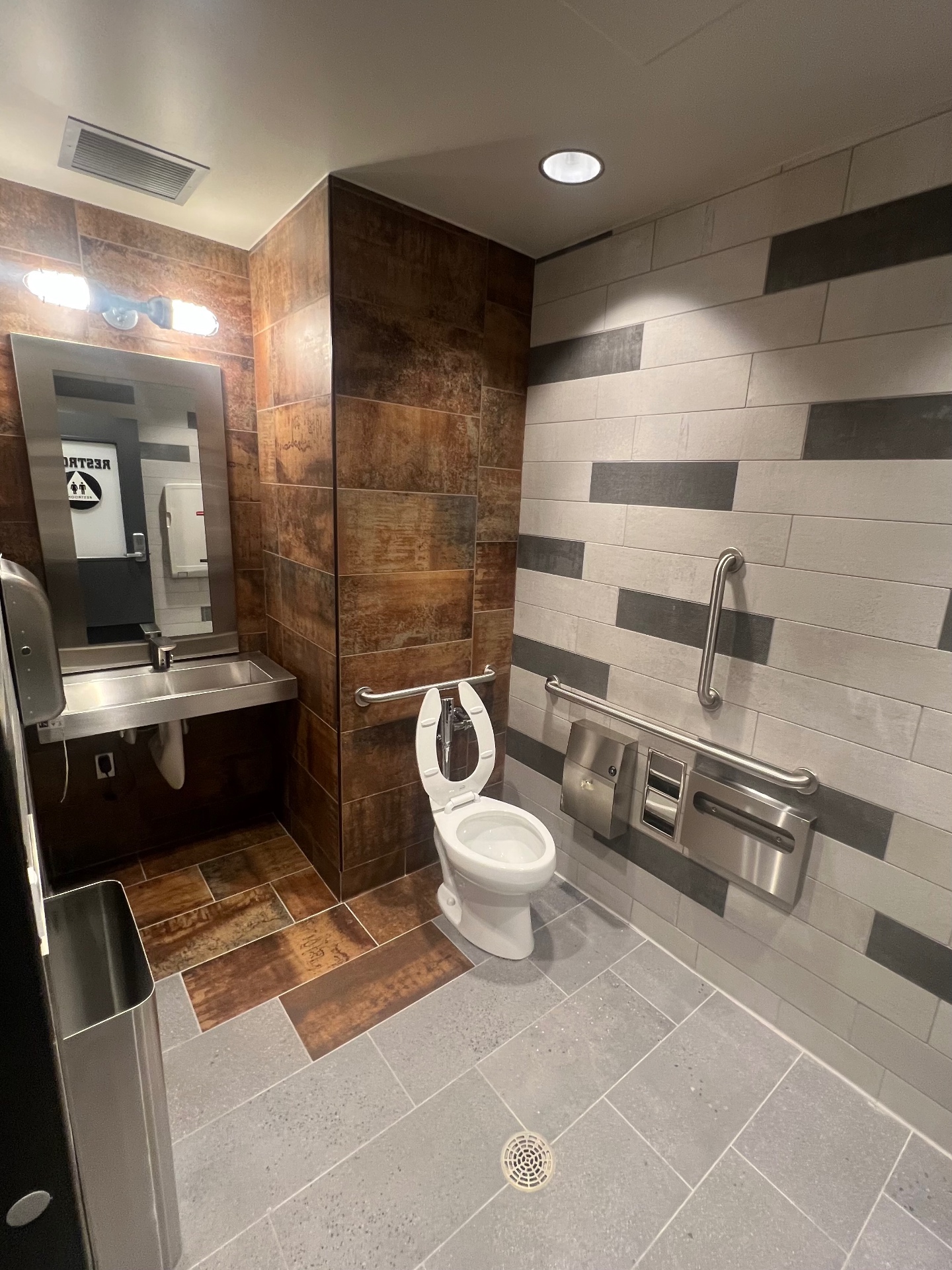 Commercial Restroom Tile Build-Out