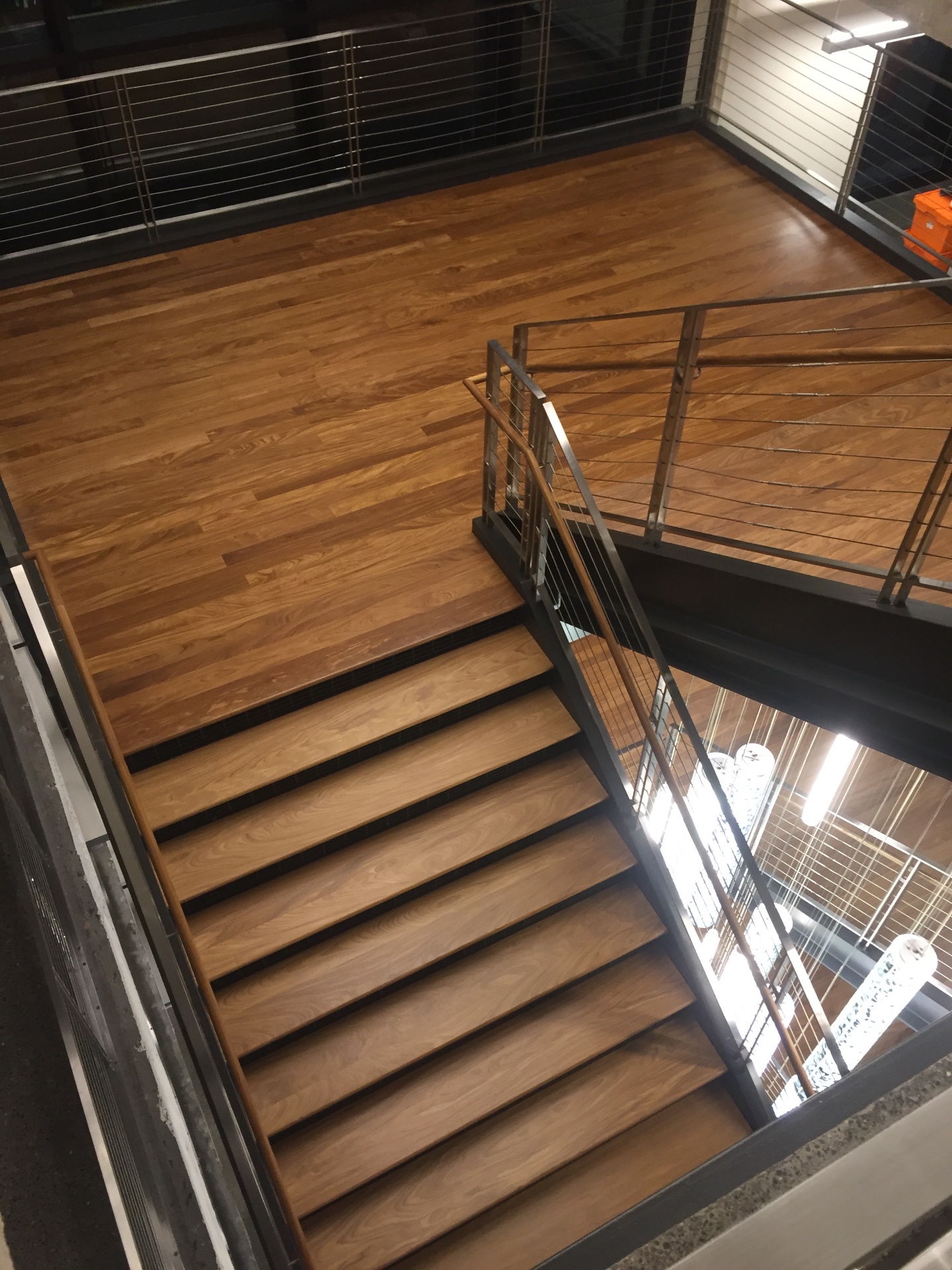 Hardwood Staircase & Landing